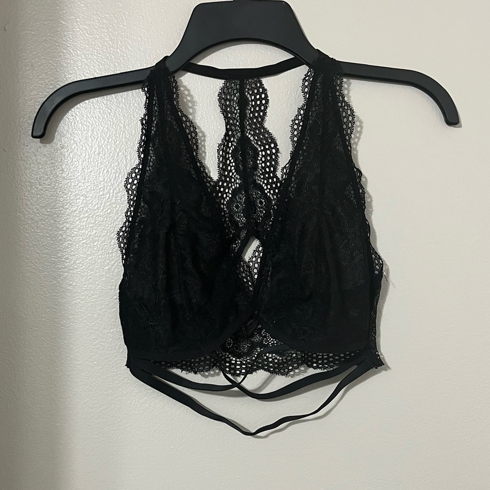 Boutique Brand | Black Lacey Unlined Bra/Bralette